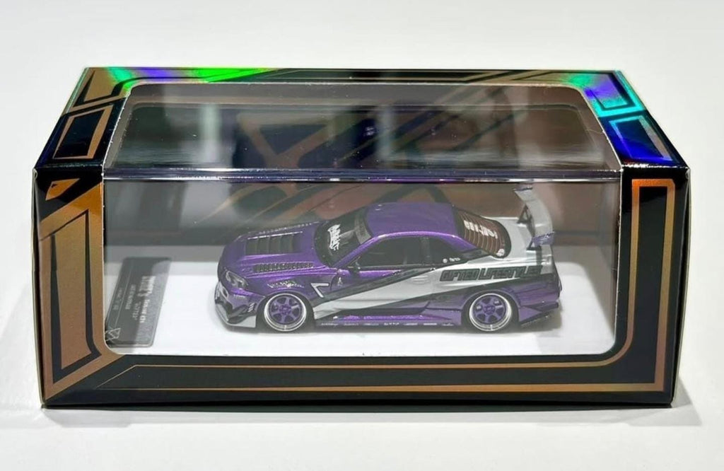 ERROR 404 RYOHE'S NISSAN SKYLINE GT-R R34 GIFTED PURPLE/SILVER LOT