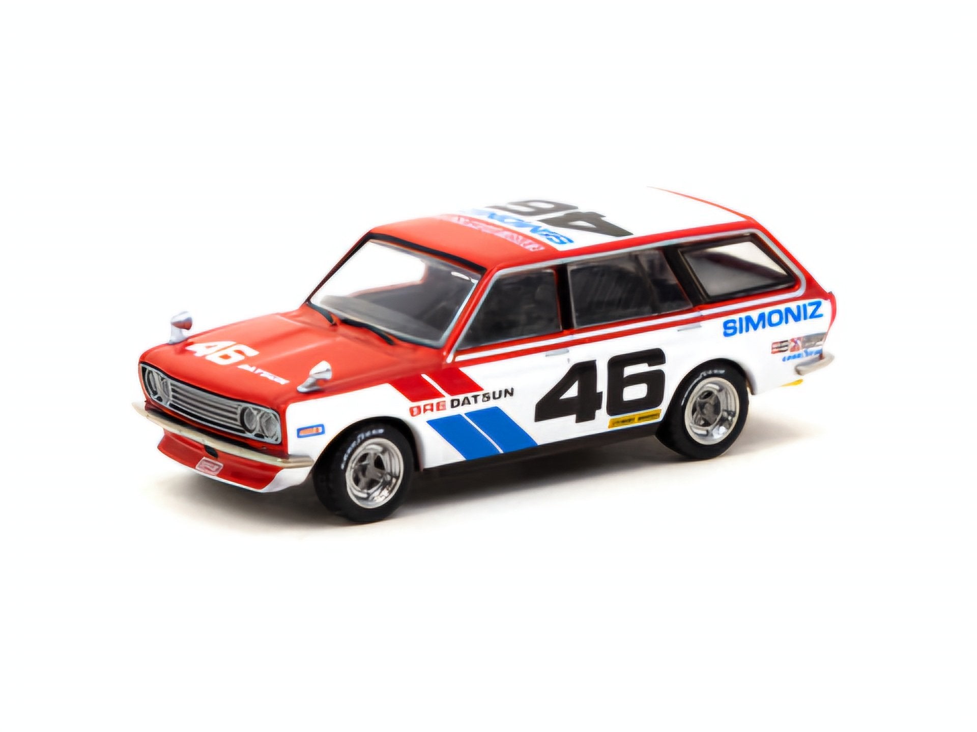 TARMAC WORKS DATSUN 510 WAGON BRE #46 INDONESIA EXCLUSIVE BLISTER