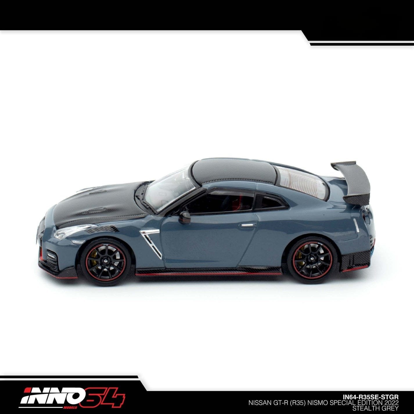 INNO 64 NISSAN GT-R R35 NISMO SPECIAL EDITION 2022 STEALTH GREY - 1/64 ...