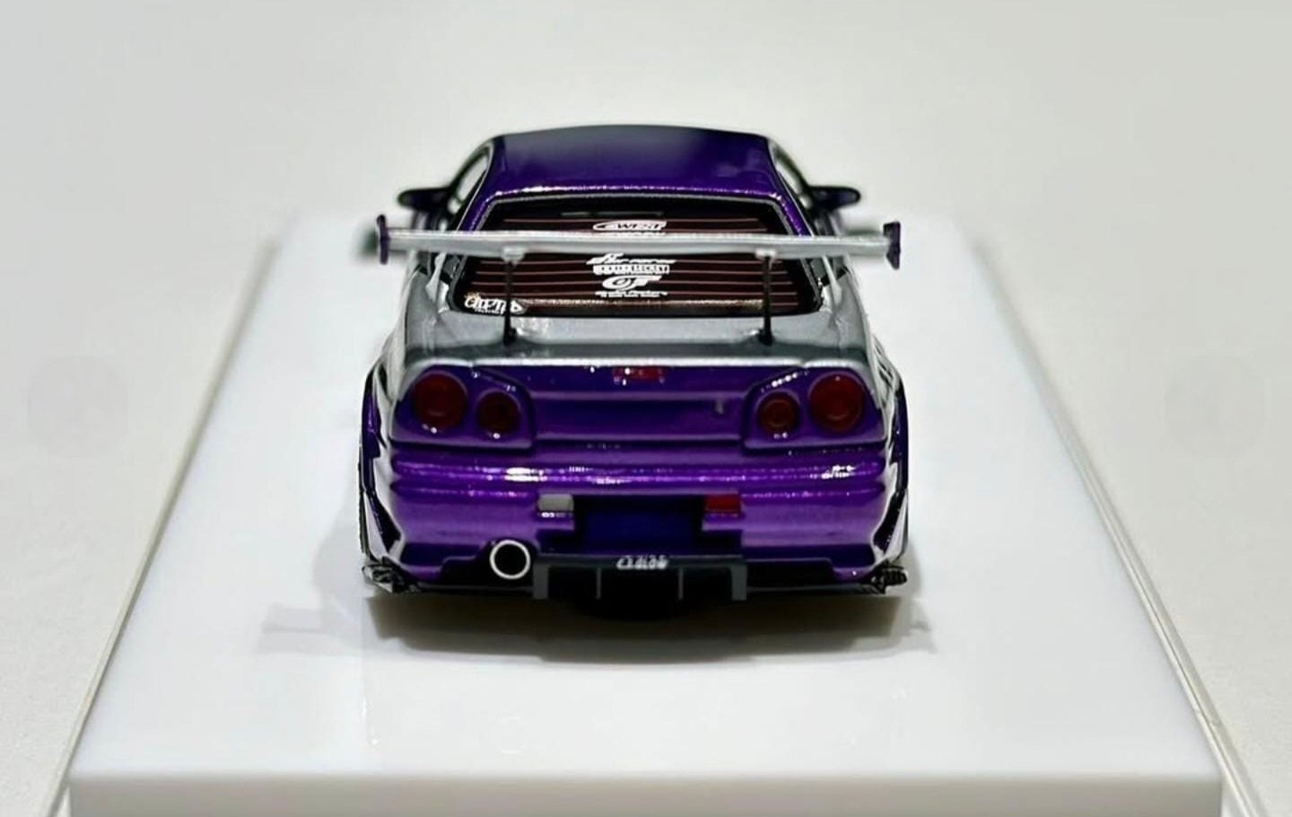 ERROR 404 RYOHE'S NISSAN SKYLINE GT-R R34 GIFTED PURPLE/SILVER LOT