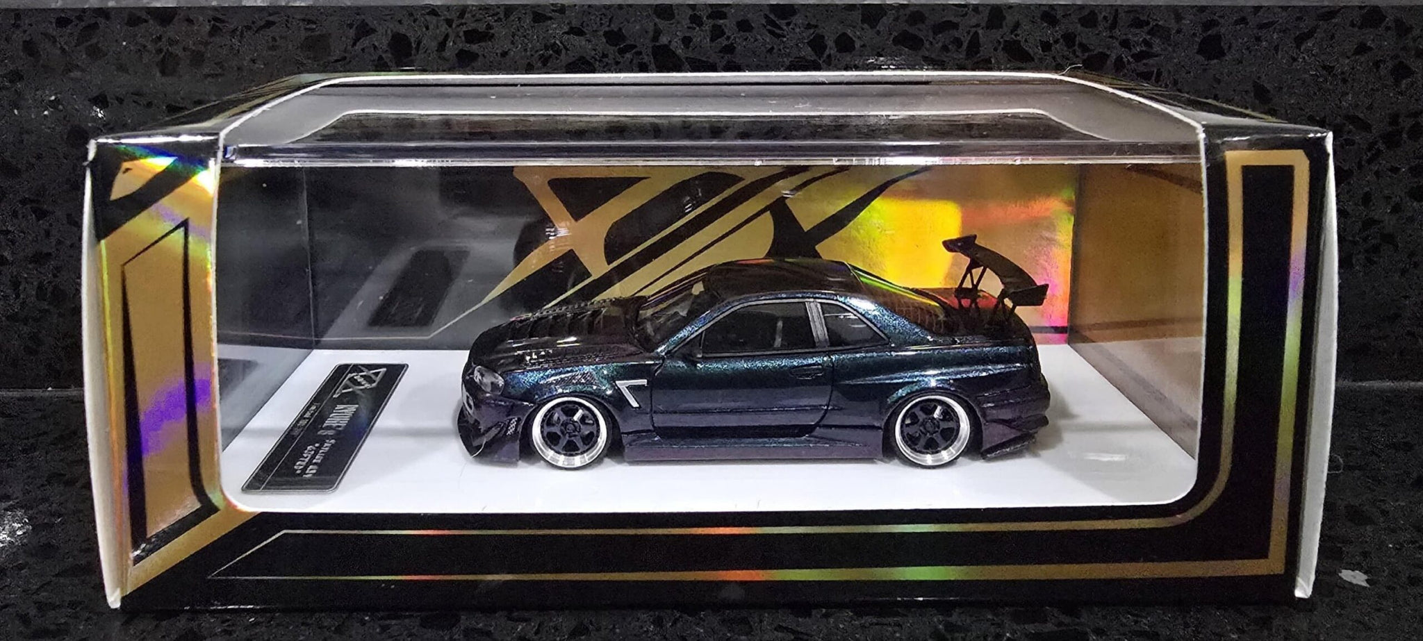 ERROR 404 RYOHE'S NISSAN SKYLINE GT-R R34 CHAMELEON PURPLE - 1/64