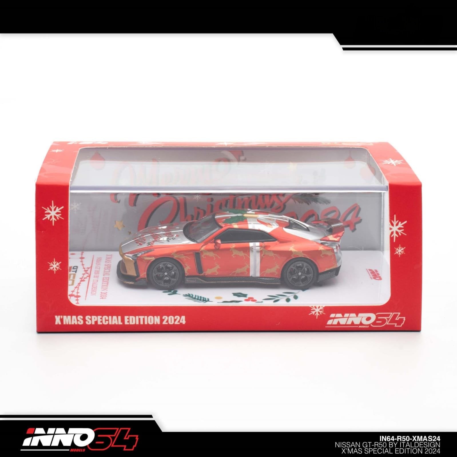 INNO 64 NISSAN GT-R50 ITALDESIGN 2024 CHRISTMAS SPECIAL EDITION - 1/64 ...