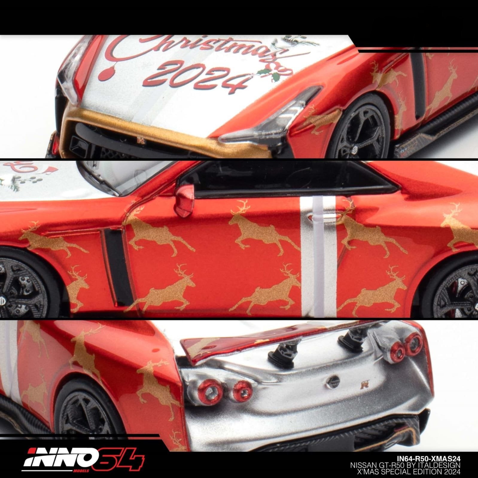 INNO 64 NISSAN GT-R50 ITALDESIGN 2024 CHRISTMAS SPECIAL EDITION - 1/64 ...