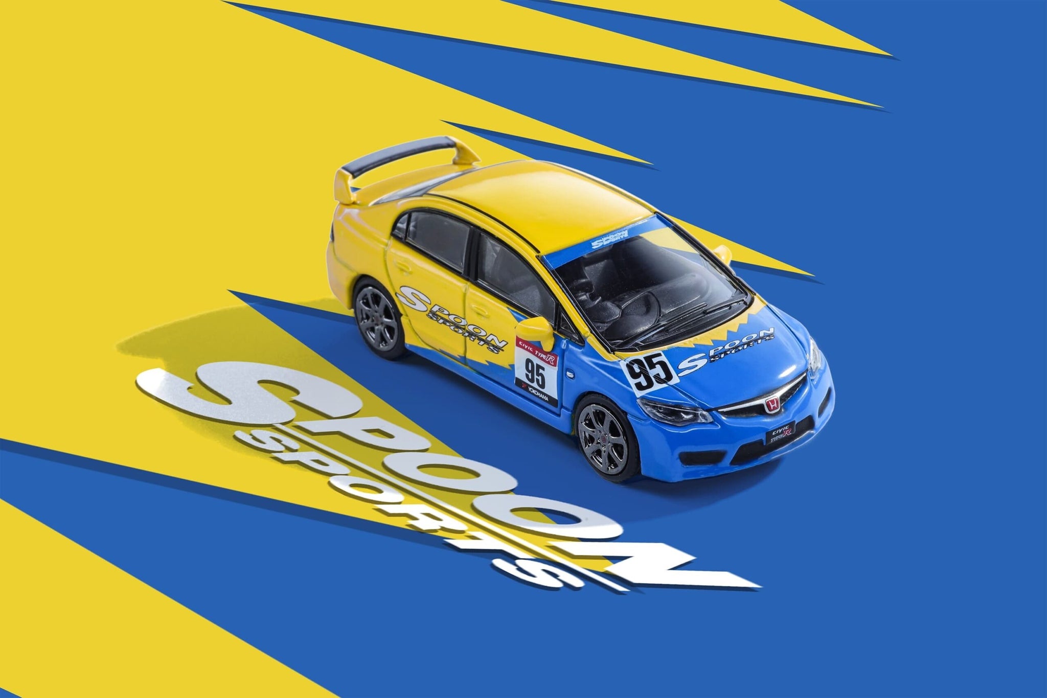 DCT HONDA CIVIC TYPE-R FD2 SPOONSPORTS LIVERY - 1/64 SCALE – DIECAST ...