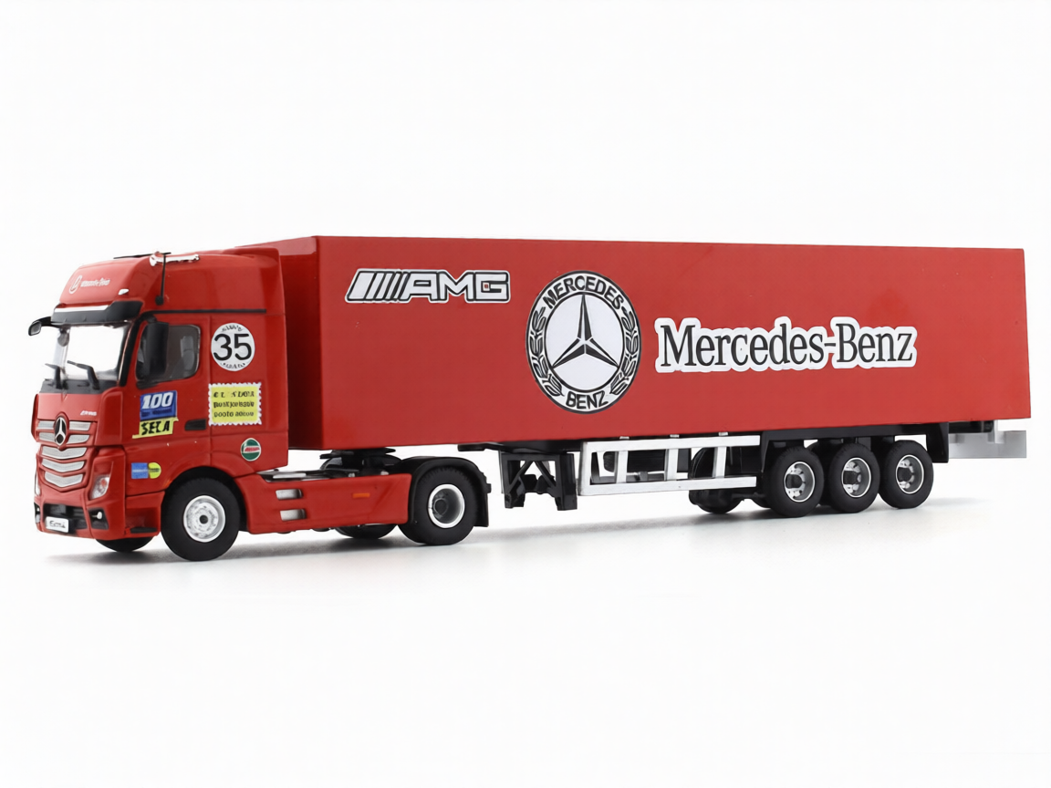 TimeMicro 1/64 Benz Actros Container Trailer Truck MAERSK