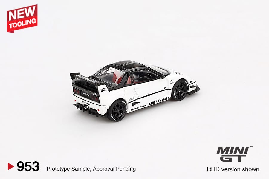 MINI GT #953 MAZDA AZ-1 LIBERTY WALK LB40 WHITE 2024 TOKYO AUTO