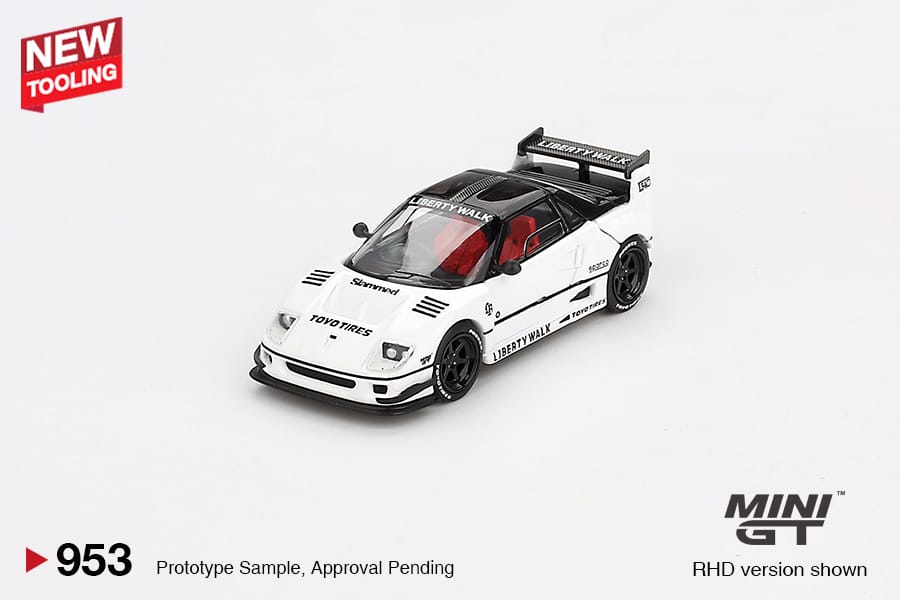 MINI GT #953 MAZDA AZ-1 LIBERTY WALK LB40 WHITE 2024 TOKYO AUTO