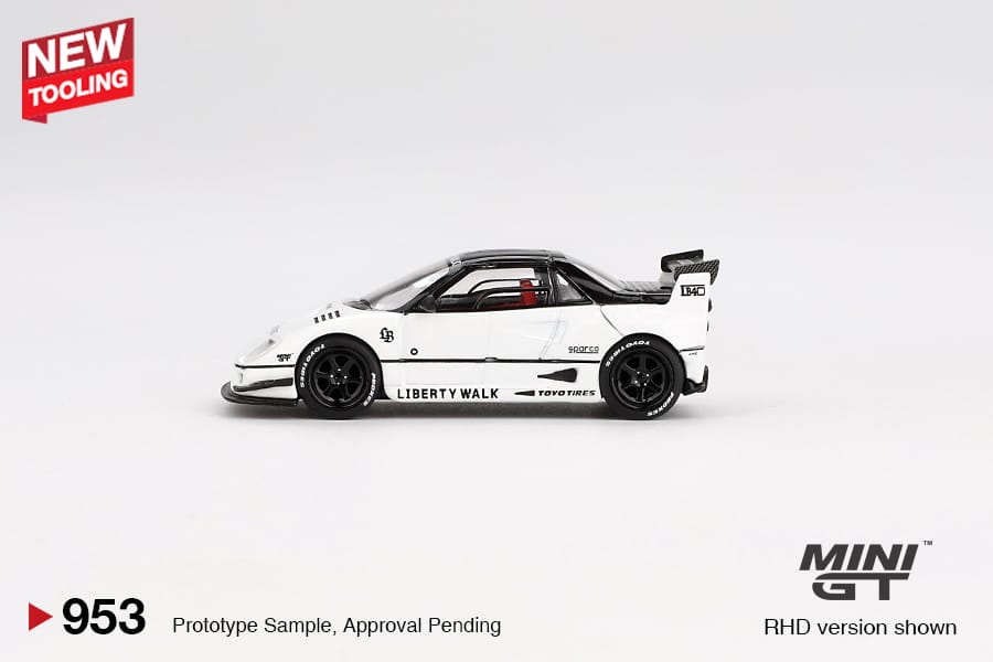 MINI GT #953 MAZDA AZ-1 LIBERTY WALK LB40 WHITE 2024 TOKYO AUTO