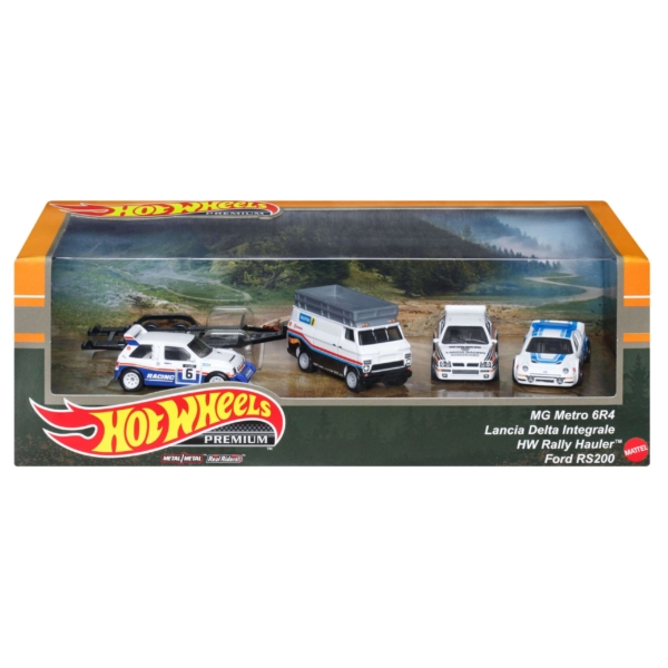 HOTWHEELS PREMIUM RALLY LEGENDS BOX SET