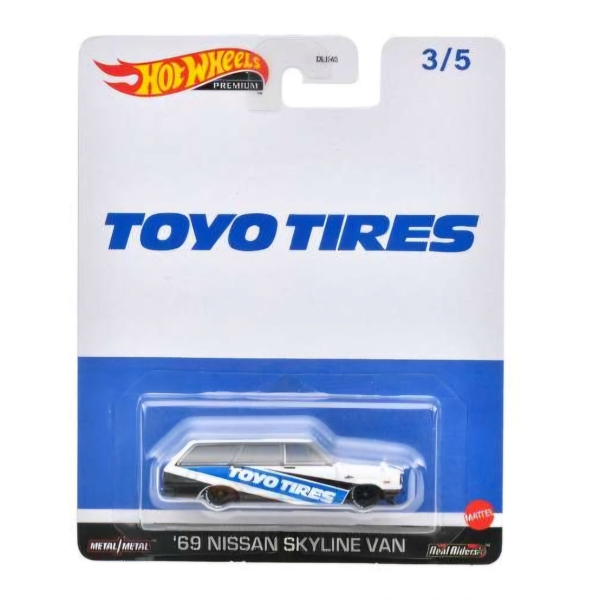 HOTWHEELS POP CULTURE ’69 NISSAN SKYLINE VAN TOYO TIRES