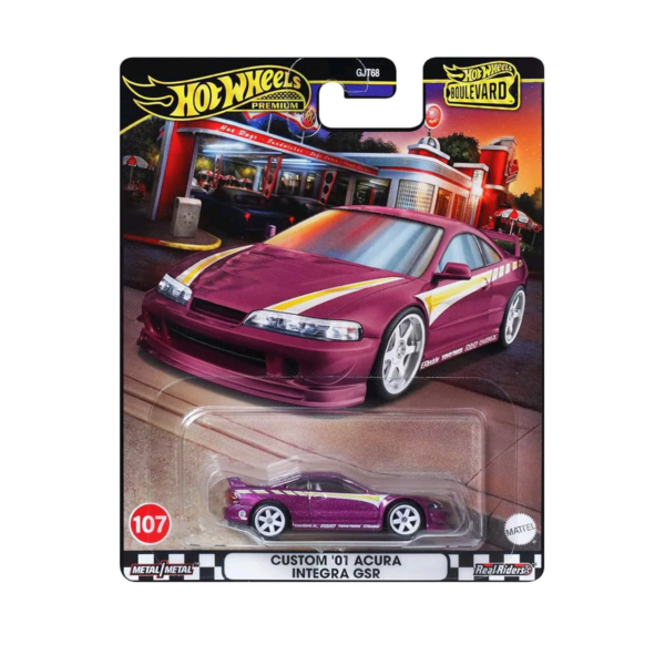 HOTWHEELS BOULEVARD CUSTOM 01 ACURA INTEGRA GSR