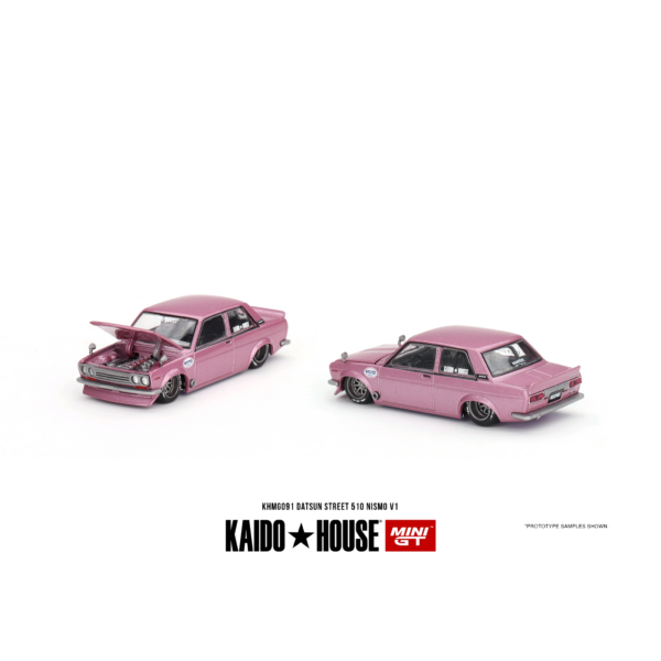 KAIDO☆HOUSE x MINI GT DATSUN 510 STREET NISMO V1 PINK