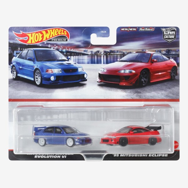 HOTWHEELS PREMIUM MITSUBISHI TWIN PACK