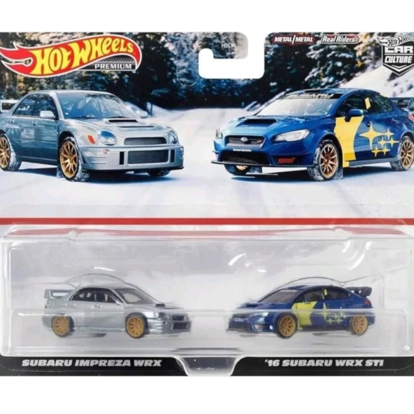 HOTWHEELS PREMIUM SUBARU TWIN PACK