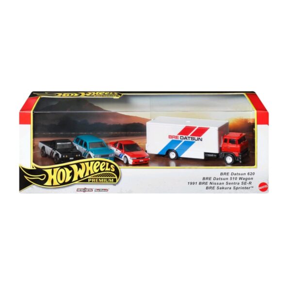 HOTWHEELS PREMIUM BRE DATSUN BOX SET