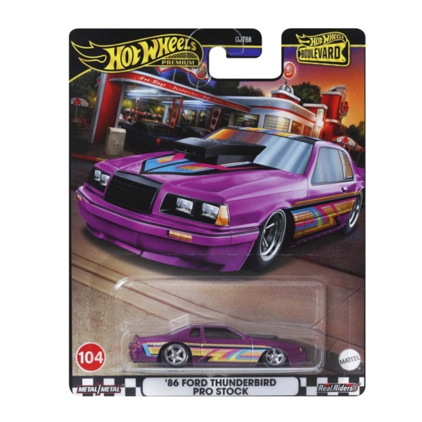 HOTWHEELS BOULEVARD ’86 FORD THUNDERBIRD PRO STOCK