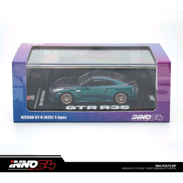 INNO 64 NISSAN SKYLINE GT-R R35 T-SPEC MIDNIGHT PURPLE