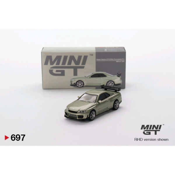 MINI GT NISSAN SKYLINE GT-R R34 TOMMYKAIRA R-Z MILENNIUM JADE