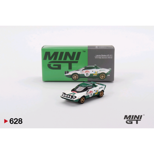 MINI GT LANCIA STRATOS HF 1975 RALLY SANREMO WINNER #11