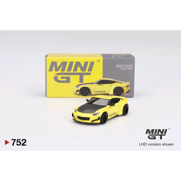 MINI GT NISSAN Z PANDEM IKAZUCHI YELLOW