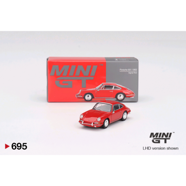 MINI GT PORCHE 901 1963 SIGNAL RED