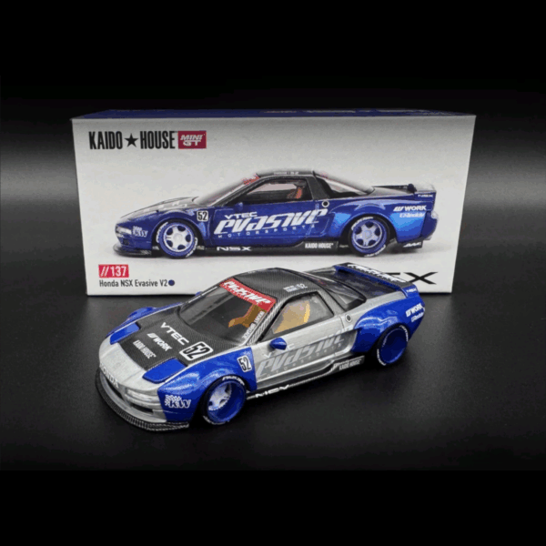 KAIDO★HOUSE x MINI GT HONDA NSX EVASIVE V2 *CHASE CAR*