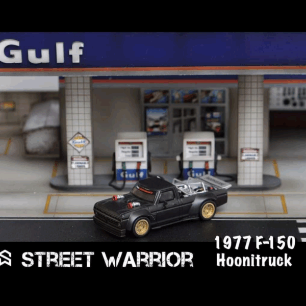 STREETWEAPON 1977 FORD F-150 HOONITRUCK MATTE BLACK
