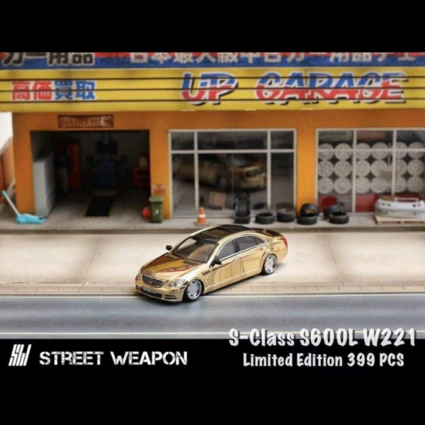 STREETWEAPON MERCEDES-BENZ S-CLASS S600L W221 GOLD