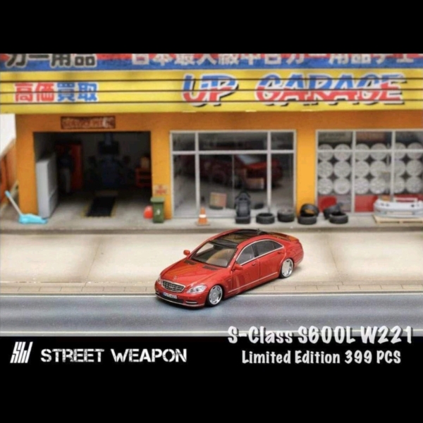 STREETWEAPON MERCEDES-BENZ S-CLASS S600L W221 RED