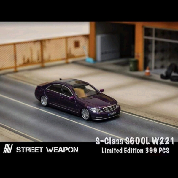 STREETWEAPON MERCEDES-BENZ S-CLASS S600L W221 PURPLE