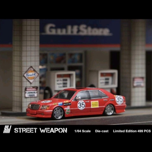 STREETWEAPON MERCEDES-BENZ S-CLASS W140 RED PIG