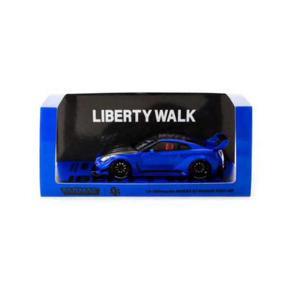 TARMAC WORKS 1.43 SCALE LB-SILHOUETTE WORKS NISSAN 35GT-RR CANDY BLUE