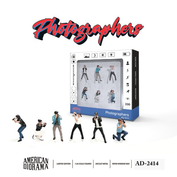 AMERICAN DIORAMA PHOTOGRAPHERS FIGURINE SET