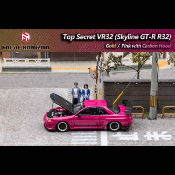 FOCAL HORIZON NISSAN SKYLINE GT-R VR32 TOP SECRET PINK