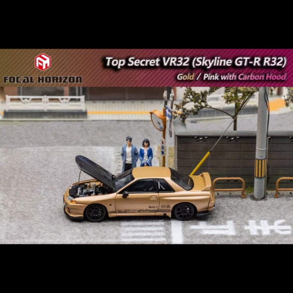 FOCAL HORIZON NISSAN SKYLINE GT-R VR32 TOP SECRET GOLD