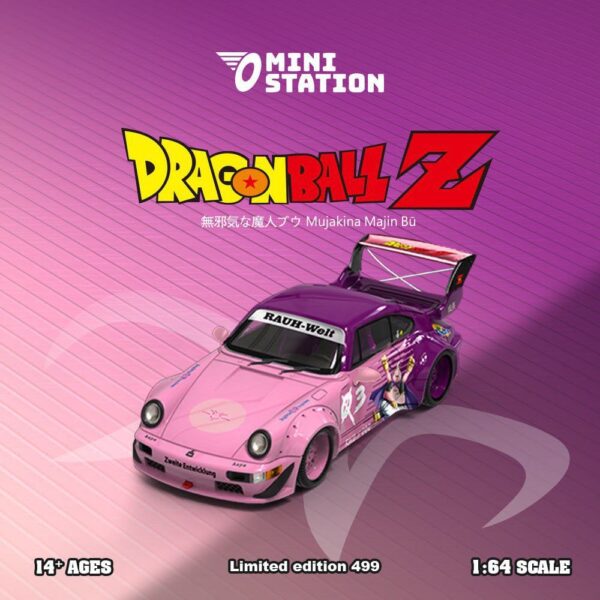 MINI STATION PORCHE RWB 964 DRAGON BALL Z MAJIN BUU LIVERY