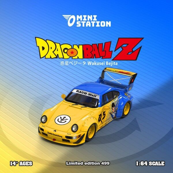 MINI STATION PORCHE RWB 964 DRAGON BALL Z VEGETA LIVERY