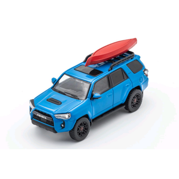 GCD 2022 TOYOTA 4 RUNNER TRD PRO BLUE + SURFBOARD