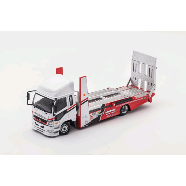 GCD FUSO DOUBLE DECKER TRUCK WHITE/RED
