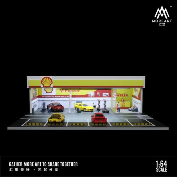 MOREART SHELL V-POWER MODIFICATION SHOP DIORAMA