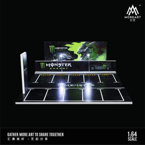 MOREART MONSTER PARKING LOT SCENE DIORAMA