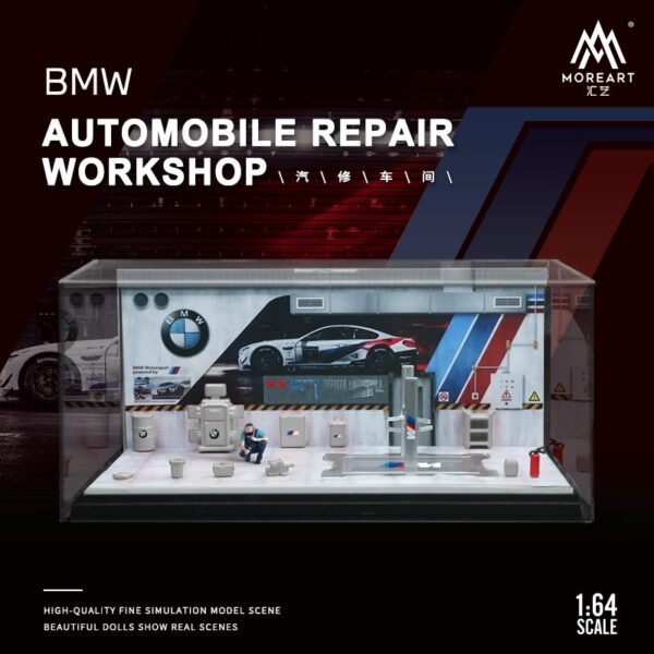MOREART BMW AUTOMOBILE REPAIR WORKSHOP DIORAMA