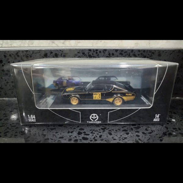 TIME MICRO LIBERTY WALK NISSAN SKYLINE 2000GT-R KPGC110 BLACK/GOLD #73