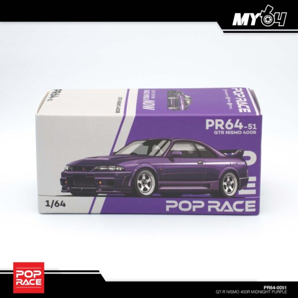 POP RACE NISSAN SKYLINE GT-R NISMO 400R PURPLE