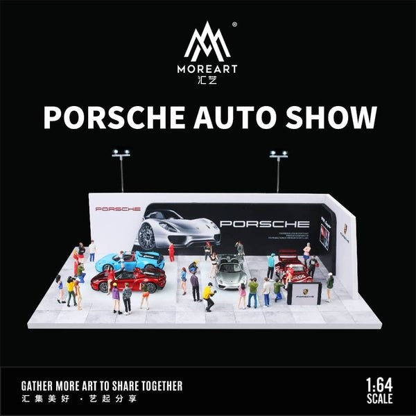 MOREART PORCHE AUTO SHOW DIORAMA