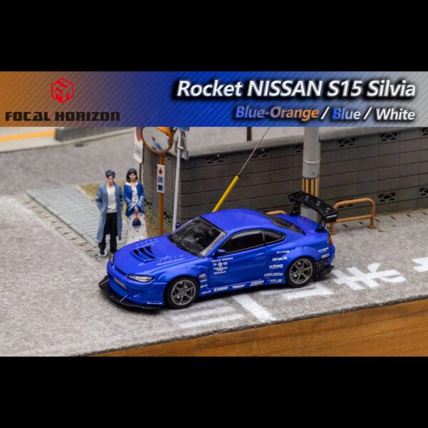 FOCAL HORIZON ROCKET BUNNY NISSAN S15 SILVIA BLUE