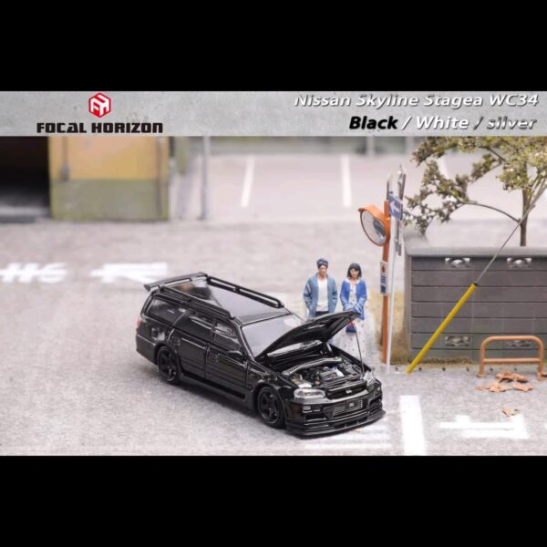 FOCAL HORIZON NISSAN STAGEA R34 BLACK