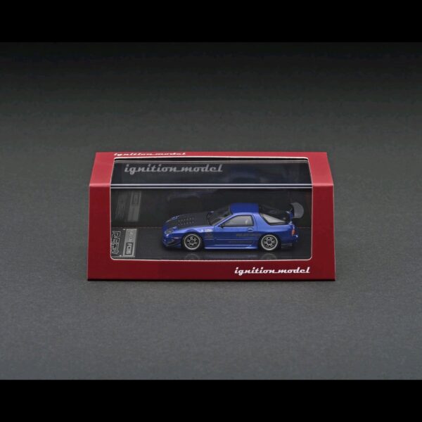 IGNITION MODEL MAZDA RX-7 FC3S RE AMEMIYA BLUE METALLIC