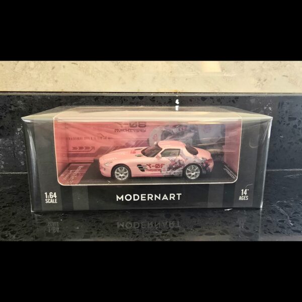 MODERNART MERCEDES BENZ SLS AMG GUNDAM PINK