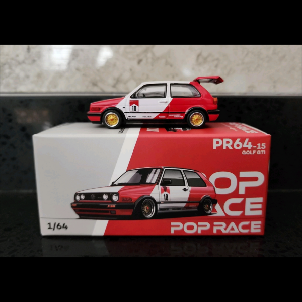 POP RACE VOLKSWAGEN GOLF GTI MKII RED/WHITE